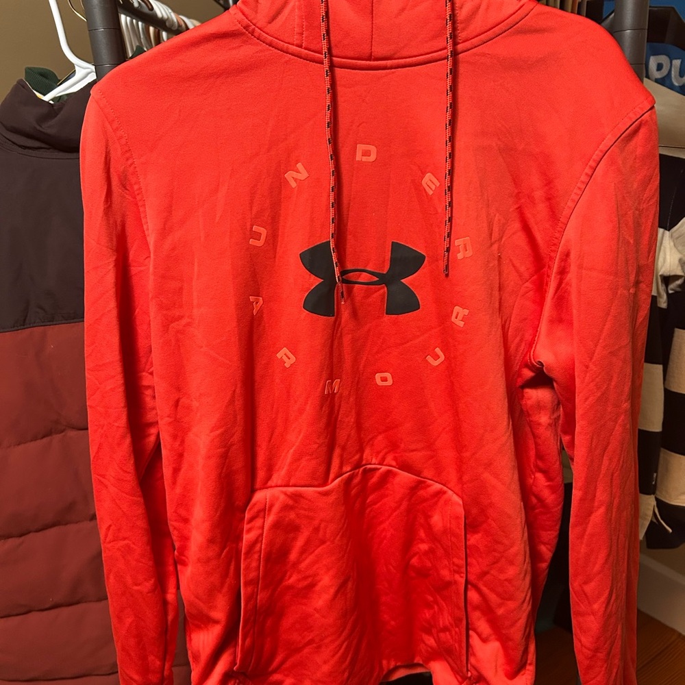 Under Armour Men's Orange Hoodie